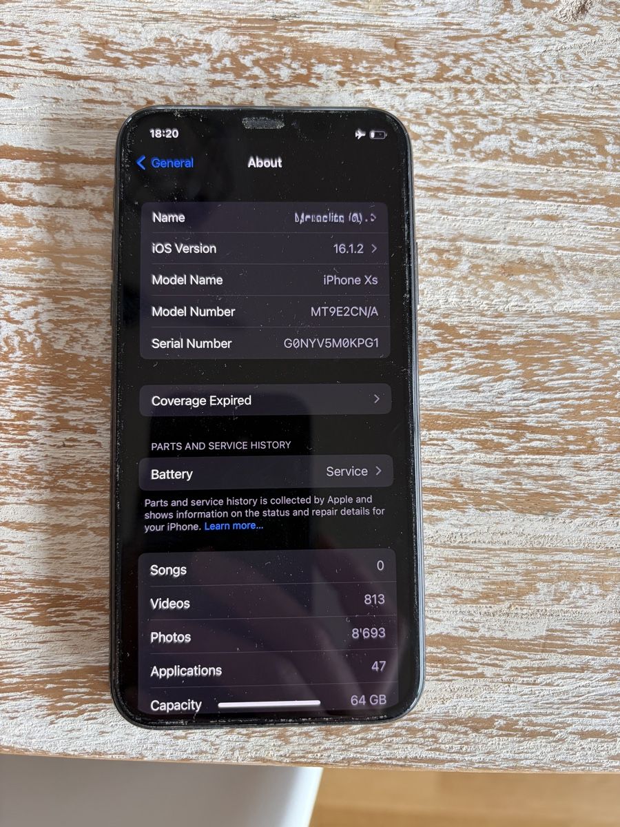 Apple Telefoni cellulari / Smartphones: iPhone XS 64 GB – Usato da Glattbrugg venduto da Wo. 3