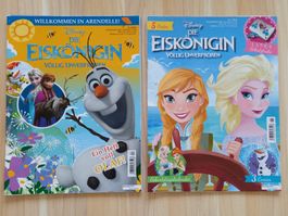 2x Zeitschrift (2015) 'Die Eiskönigin' mit vielen Poster