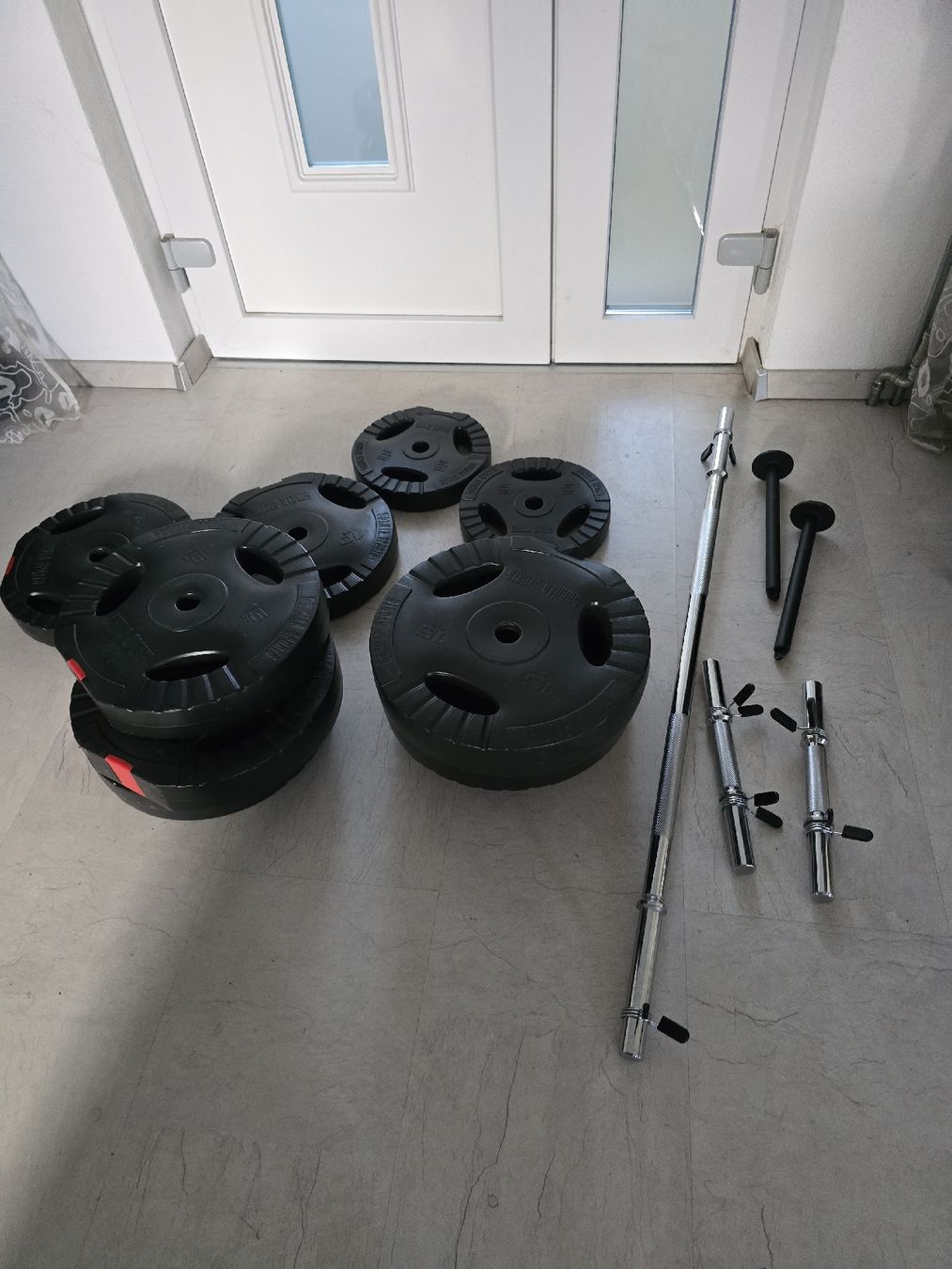 Manubri & Pesi: hantelset mit 110 kg Gewichtescheiben – Usato da Derendingen venduto da S.Skorbi 4