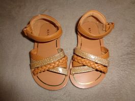 Goldene Sandalen Kiabi Gr. 21, Sommerschuhe, leicht!