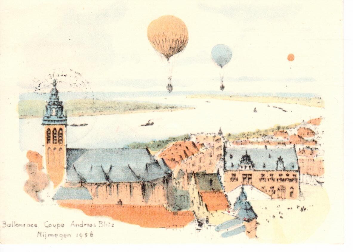 Cartes postales: Ballonpostkarte  1957 – D'occasion à Wolhusen par Curver9