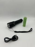 LEDTaschenlampe 1000 Lumen-USB-C Wiederaufladbar Akku inkl.