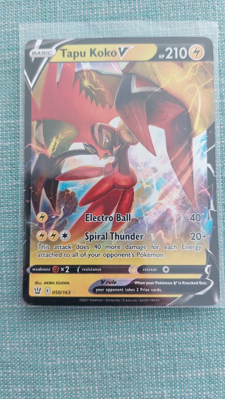 Pokémon Carte collezionabili: Tapu Koko V Battle styles – Nuovo (secondo la descrizione) da Bellinzona venduto da Pagur