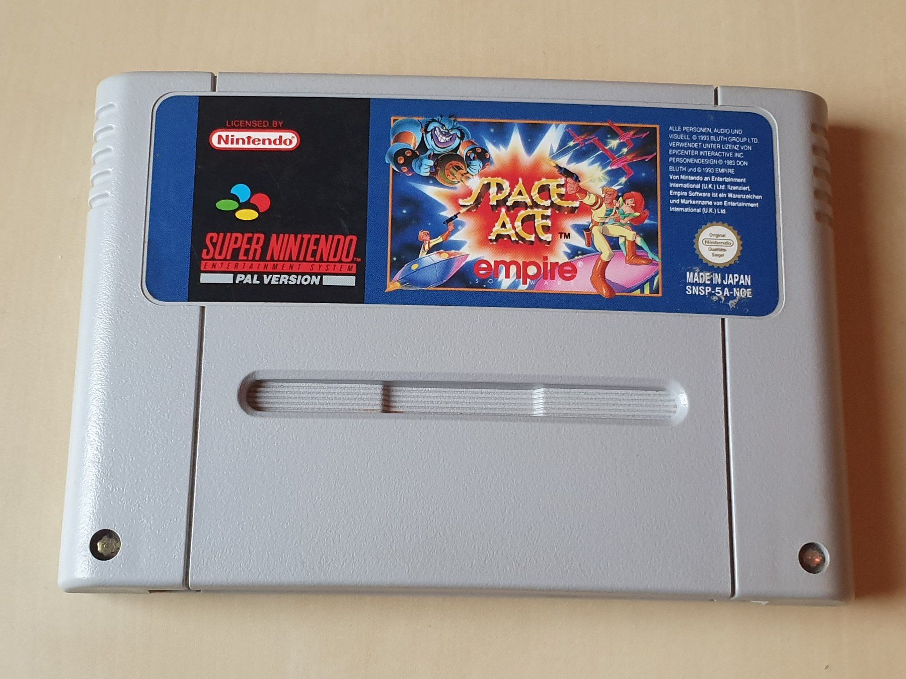 Nintendo Giochi: Space Ace – Usato da Stansstad venduto da collectorsshop