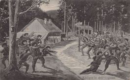 WK I: Kämpfe i.d. Vogesen S.B. 12.Komp.Ldw.Regt.123 gel 1915
