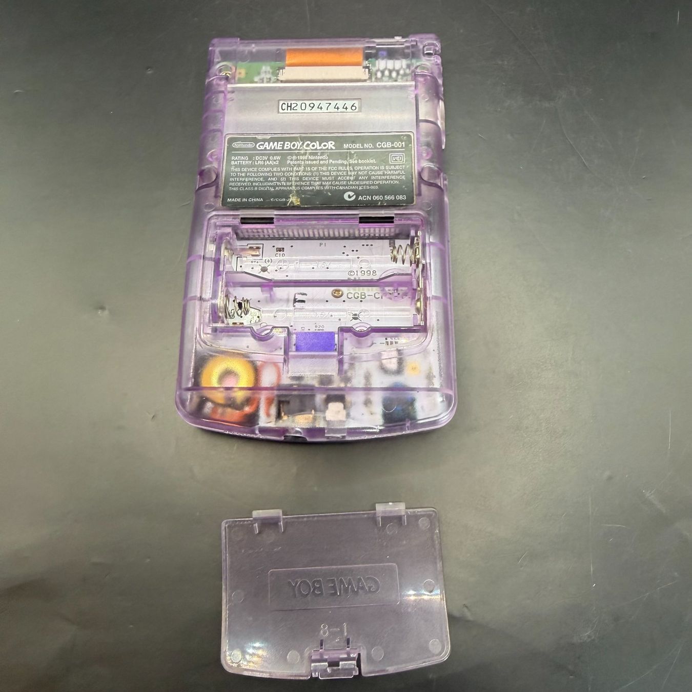 Nintendo Console: Nintendo Game Boy Color Lila Transparent – Usato da Düdingen venduto da Nerdworld 9