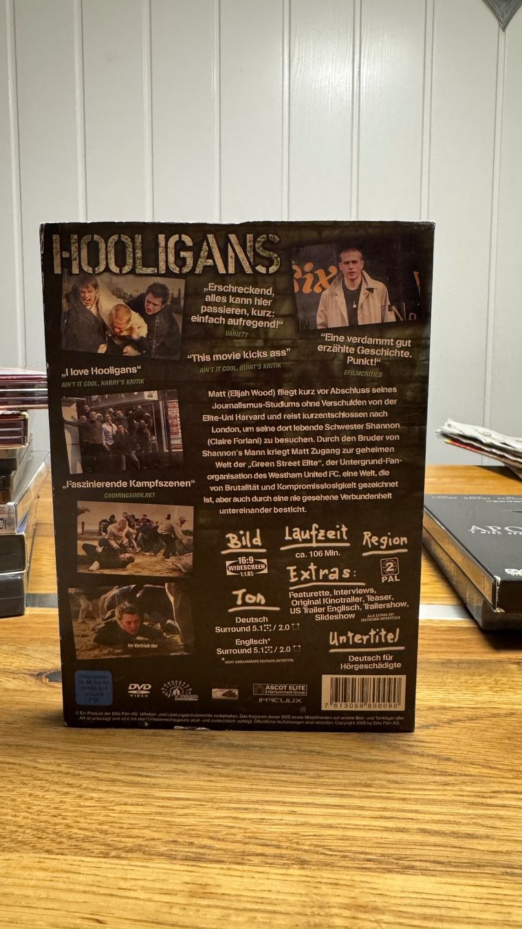 Tous les DVDs: Hooligans Film Special Edition – D'occasion à Burgdorf par Catbagger64 1