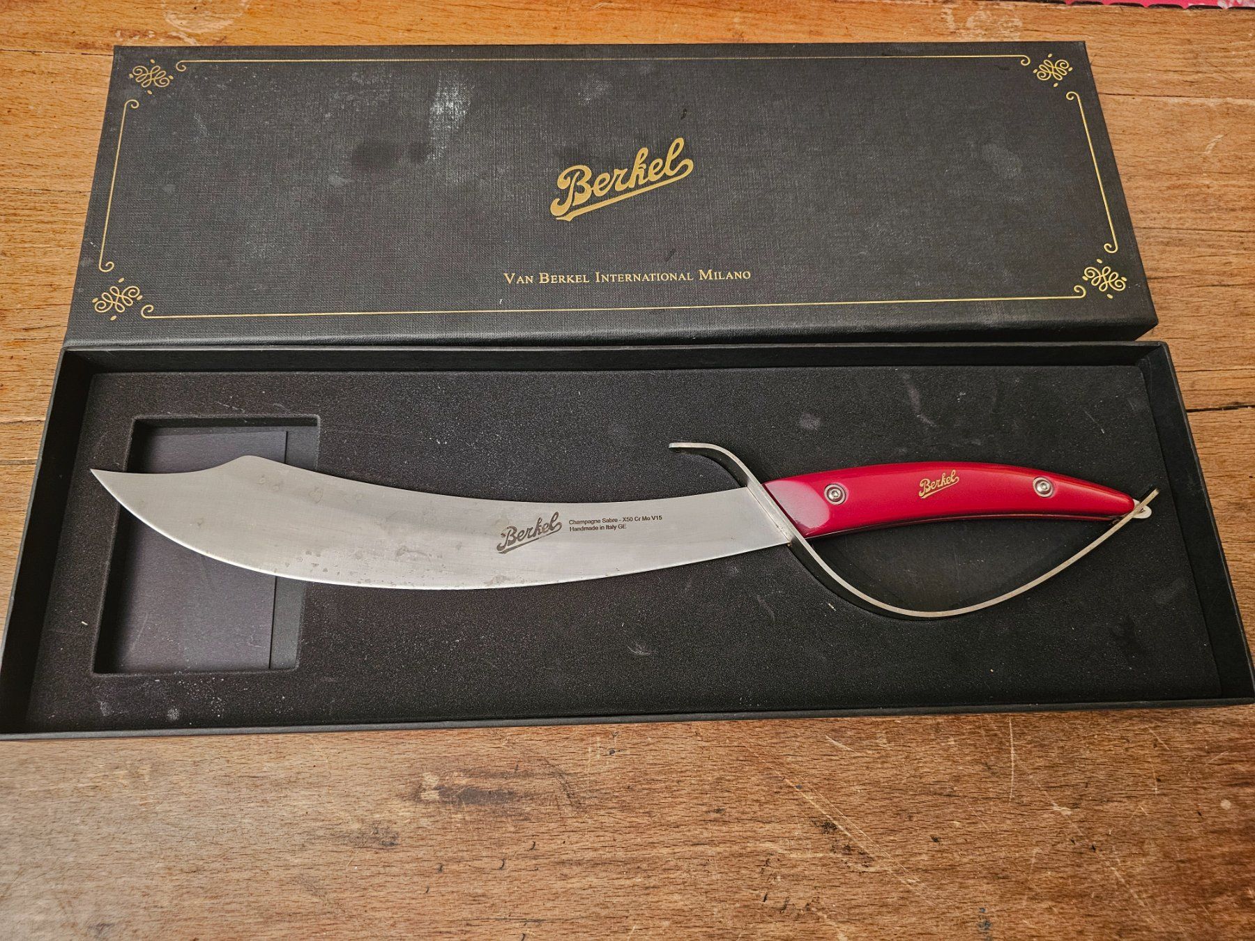 Berkel Coltelli da cucina: BERKEL Champagnersäbel Elegance 45 cm – Usato da Monte Carasso venduto da giave 2