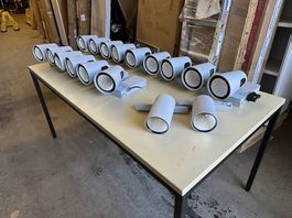 17Stk. Regent LED Spot-Leuchten in silber