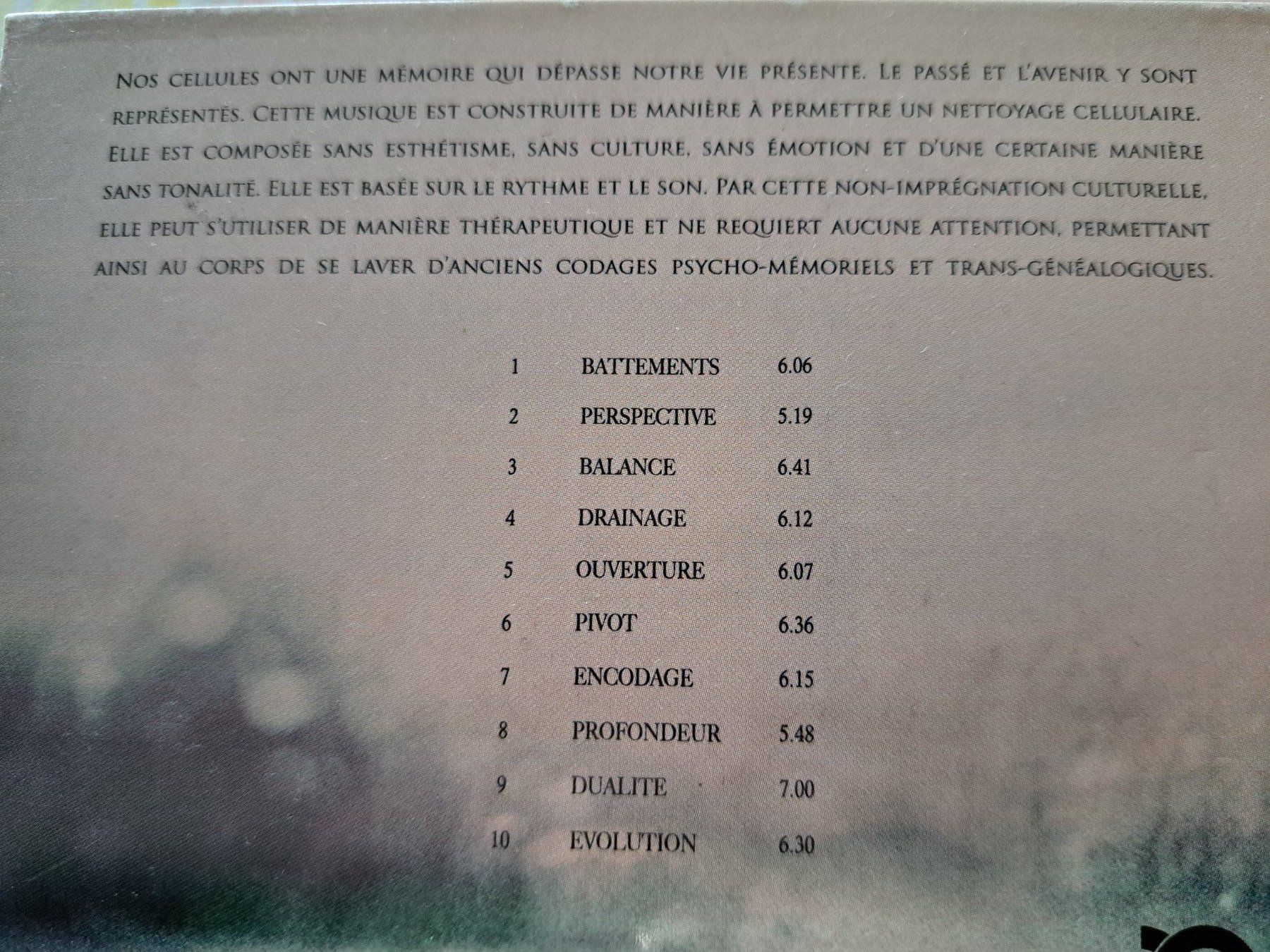 CDs: Cd La cellule - les mémoires cellulaires - Thierry Châtelain – Gebraucht aus Pully von bro_n52j 2