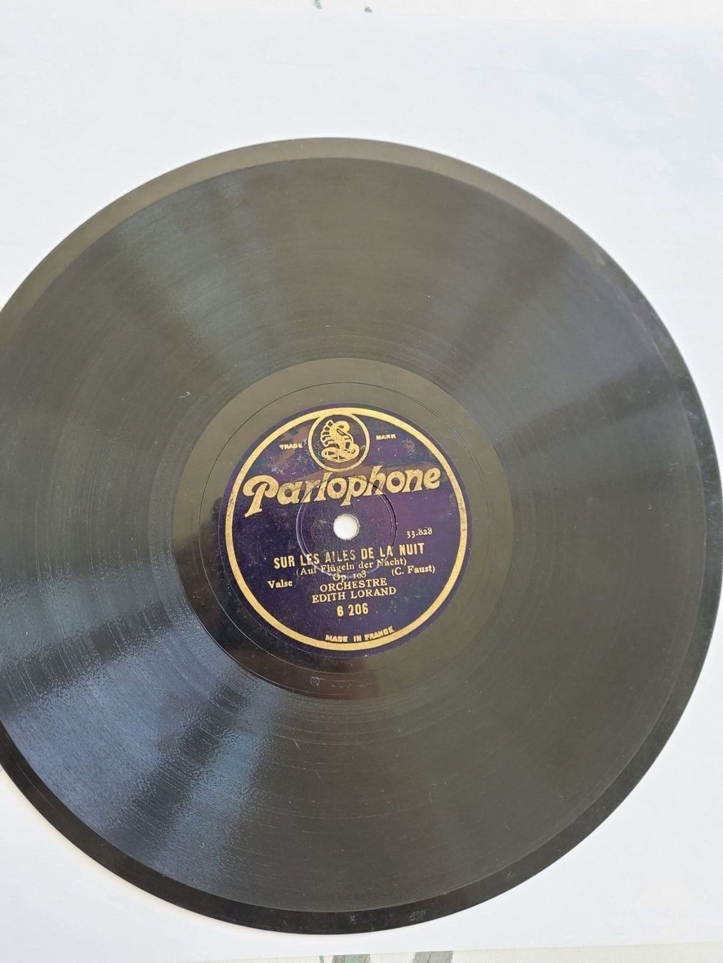 Dischi in vinile: Schellackplatte Parlophon orchestre Edith Lorand 1920 - 1930 – Usato da Unterägeri venduto da 0alfa0