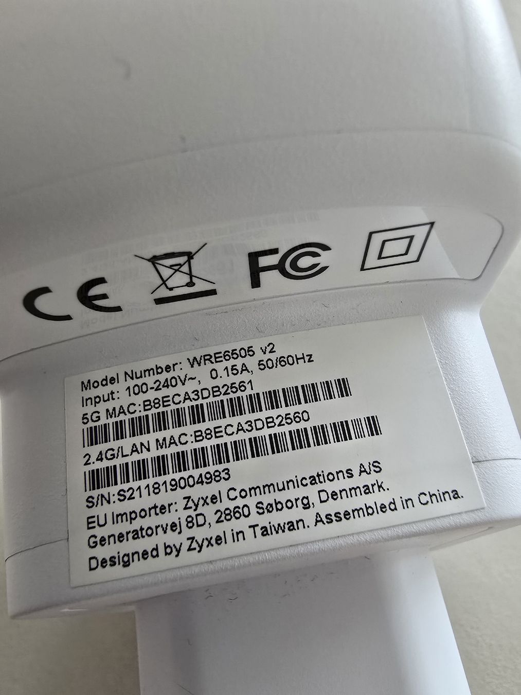 Zyxel WiFi: Zyxel WRE6505 WLAN Repeater – Usato da Schwyz venduto da f-air 2