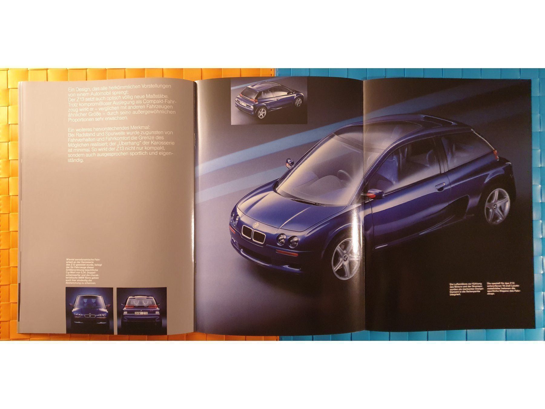 Riviste & Magazine: BMW CONCEPT CAR - Z13 / E1 - Prospekt / Katalog – Usato da Viganello venduto da CARLiteratur 4
