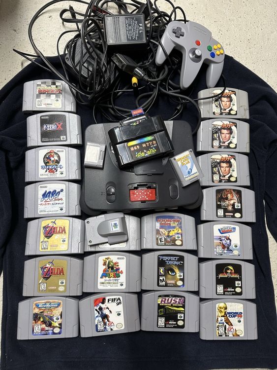 N64 Japan/Usa Konsole mit 20 games (Gebraucht) in Etzelkofen für CHF ...