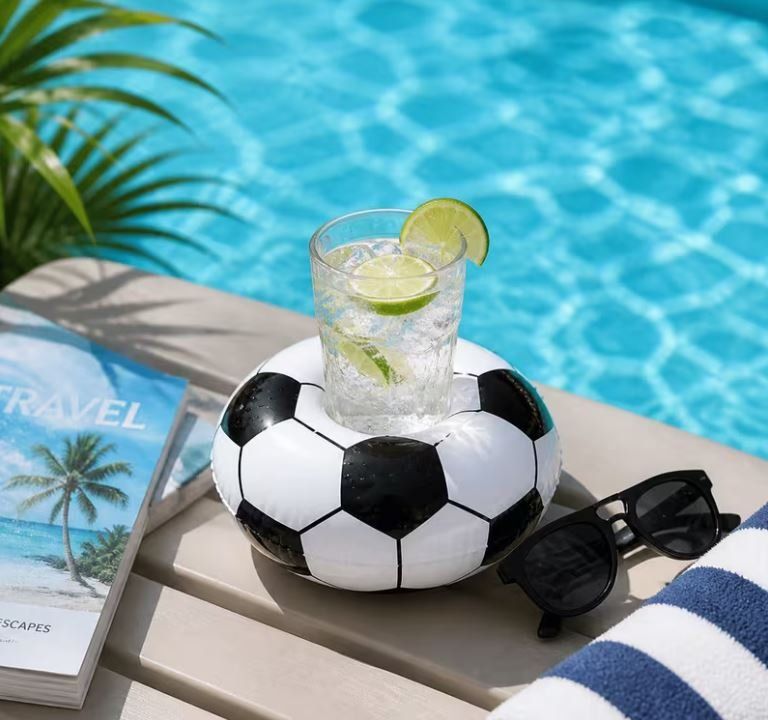 Schwimmbad: 9 VERSCHIEDENE aufblasbare Getränkehalter Summer Time Pool – Neu und originalverpackt aus Wattwil von coffee2000 7