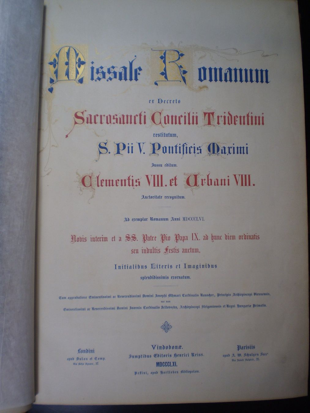 Libri: Messbuch antik 1861 – Usato da Lenzburg venduto da strebeck 1