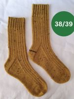 Handgestrickte Socken, Gr. 38/39, Wollsocken, Geschenk