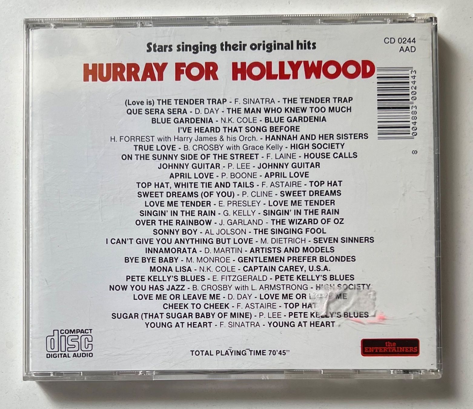 CD: Hurray For Hollywood / Diverse Interpreten – Usato da Näfels venduto da rottabi 1