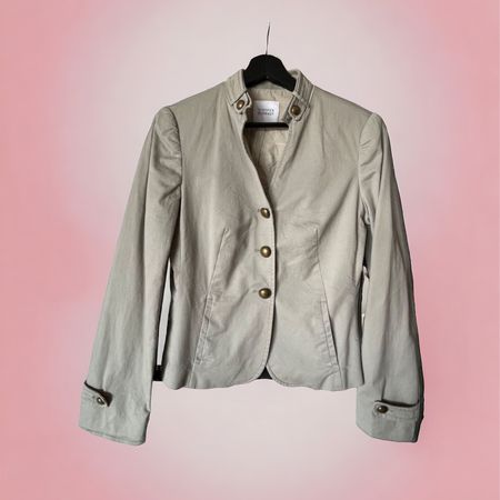 Steffen Schraut Designer Blazer Jacke Taupe Gr.36 Beige