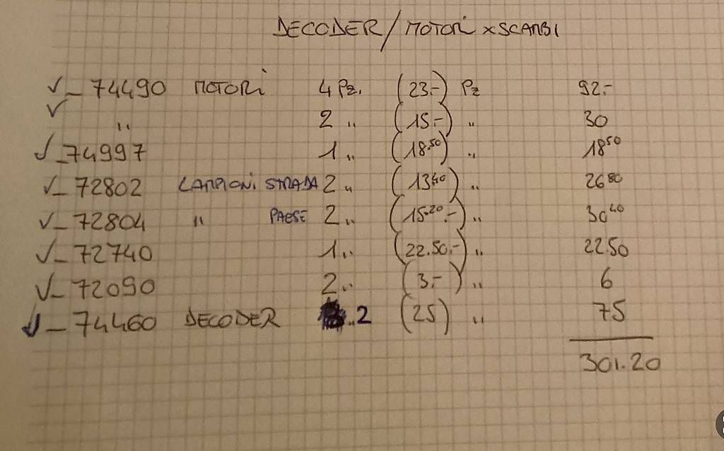 Modelleisenbahnen: Marklin HO decoder/motori/ luci metà prezzo – Gebraucht aus Taverne von Stefano031 1