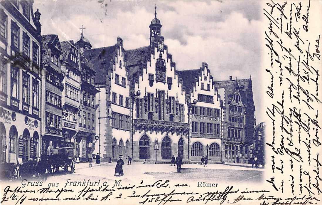 Ansichtskarten: 3 alte Ansichtskarten aus FRANKFURT a.M., ab 1900 – Gebraucht aus Lufingen von TopAnsichtskarten 2