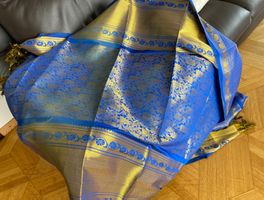 Kleid Vorhänge Stoff Schal Tuch Sari Indien Indische India