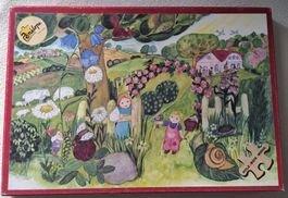 Penelope Holz Puzzle 24 Teile Gartenmotiv aus den 70er