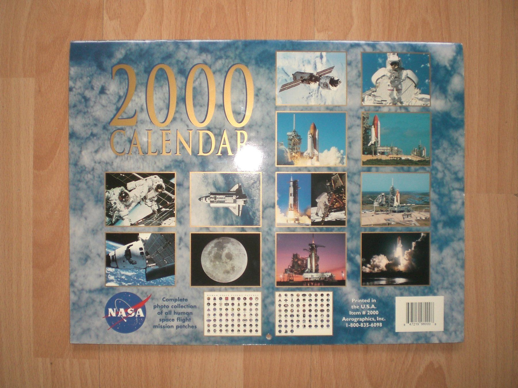 Calendari: Aviatik Nasa Calendar 2000 – Usato da Grellingen venduto da Neuron67 2