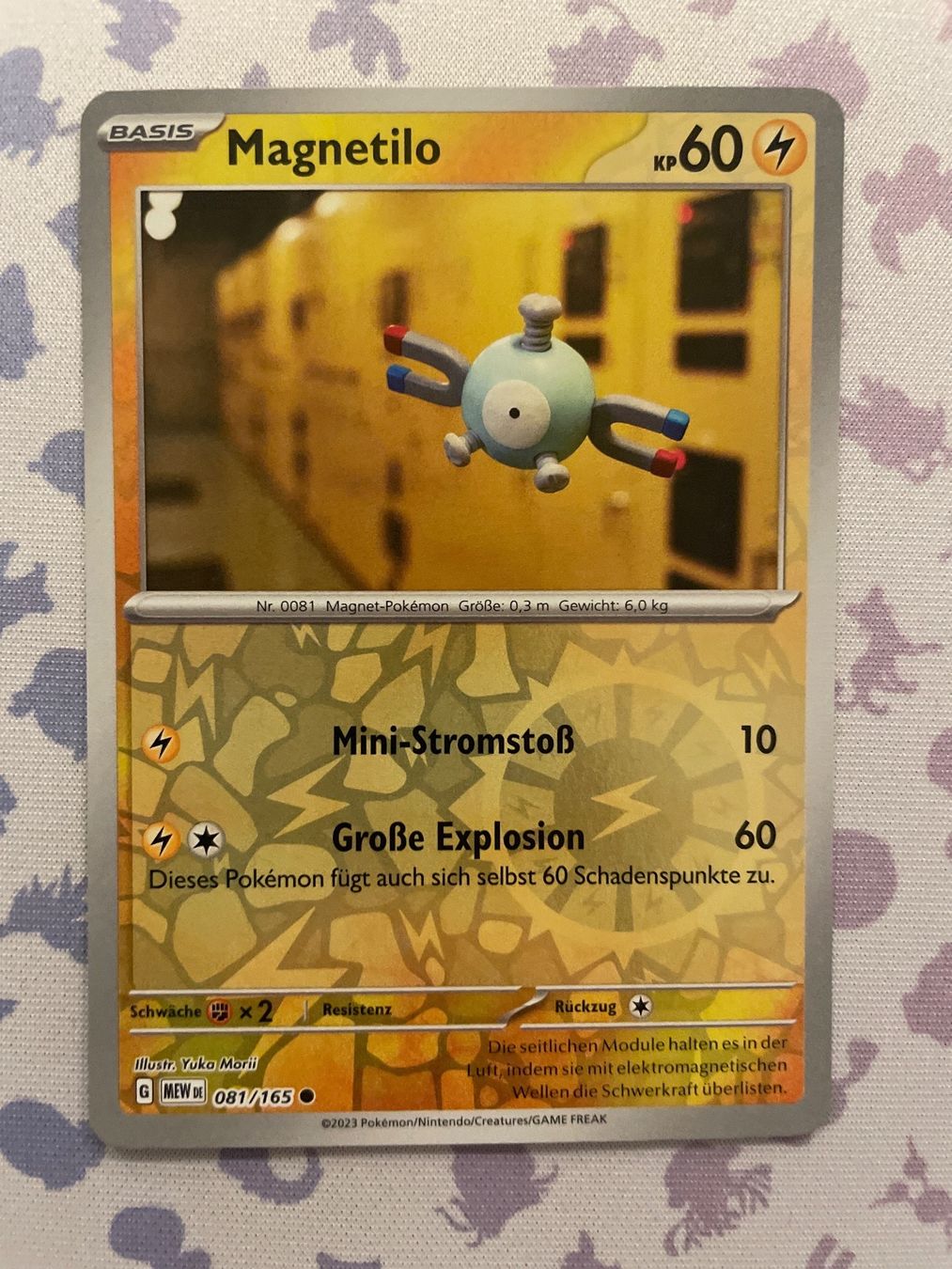 Pokémon Carte collezionabili: Magnetilo 081/165 reverse Holo - Pokemon 151 DE – Nuovo (secondo la descrizione) da Gossau ZH venduto da Phelsuma01