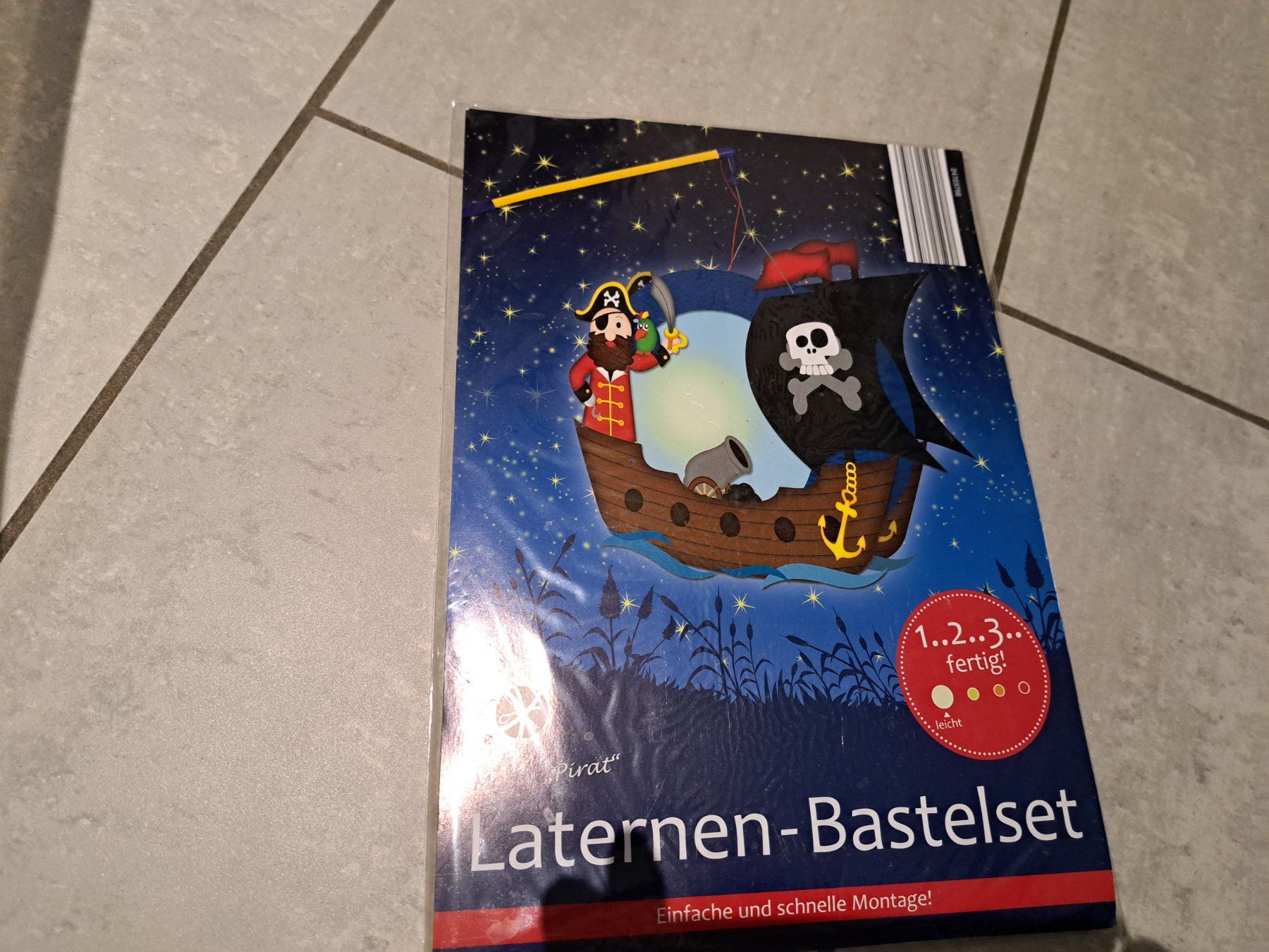 Kit bricolage: Laternen-Bastelset Piratenschiff NEU – Nuovo e nell'imballaggio originale da Killwangen venduto da KIANA08