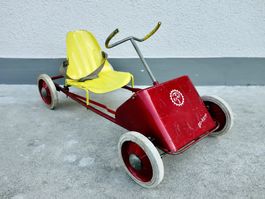 Antikes Kemp Go-Kart Tret-Kart Kinder Go-Kart 50er Jahre
