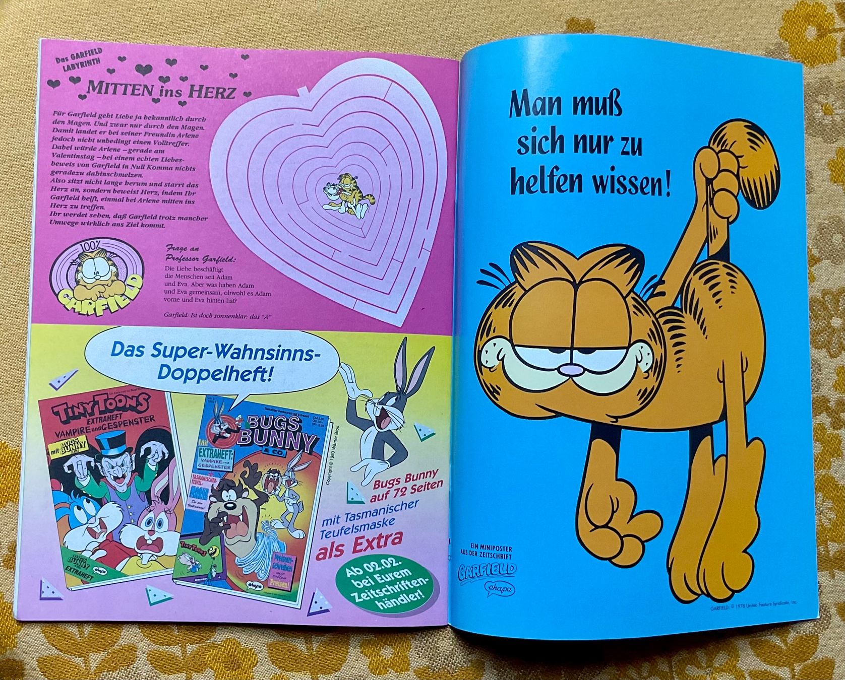 Fumetti: Garfield Heft Nr 2 von 1993 – Usato da Endingen venduto da nathan05 8