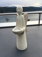 Engel für Teelicht, top Zustand, ca. 36,5 cm hoch
