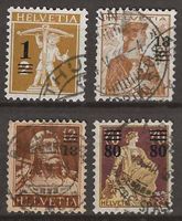 CH132 - Emission provisoire 1915  obl.