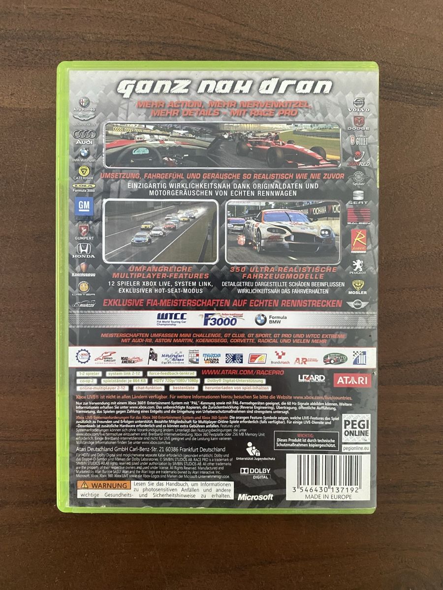 Microsoft Giochi: Race Pro für Xbox 360 – Usato da Thunstetten venduto da Virus_33 2