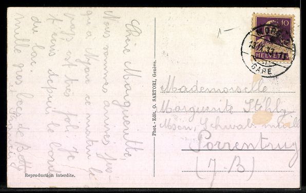 Cartes postales: AK Nyon, Le Quai – D'occasion à Berlin par bartko-reher 1