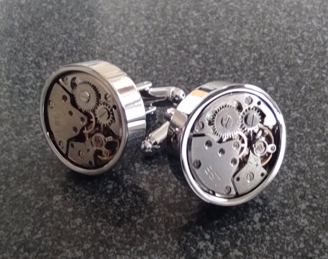 Gemelli: Steampunk Manschettenknöpfe, Cufflinks, Manschetten-Knöpfe – Nuovo (secondo la descrizione) da Schwanden GL venduto da UHRKNALL