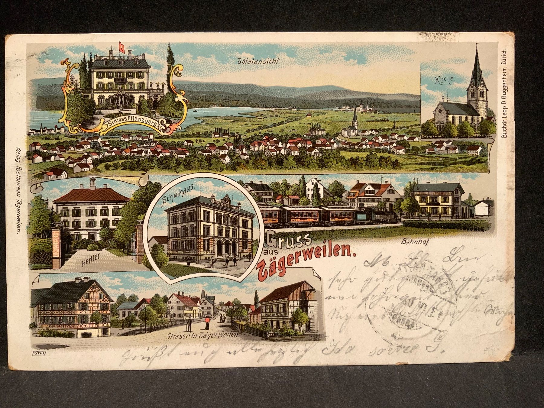 Ansichtskarten: AK Tägerweilen 1904 – Gebraucht aus Wila von 7churfirsten