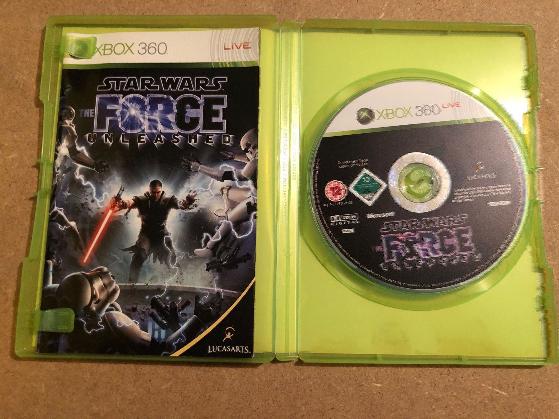 Spiele: Star Wars Force Unleashed für Xbox 360 – Gebraucht aus Kestenholz von Mad18 2