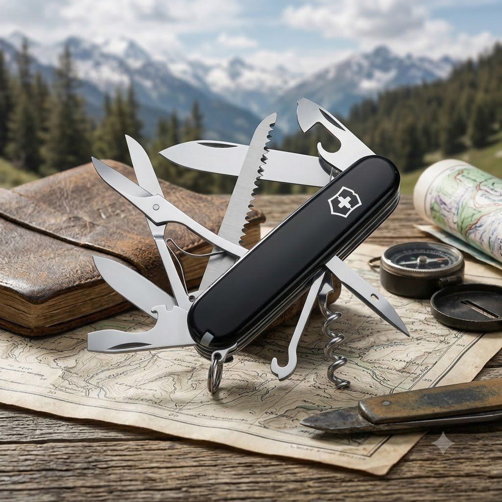 Victorinox Coltelli tascabile: Victorinox Huntsman Schweizer Taschenmesser – Nuovo e nell'imballaggio originale da Koppigen venduto da Bracher_Mail-House