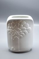 Vase weiss Kaiser W-Germany, M. Frey No. 669