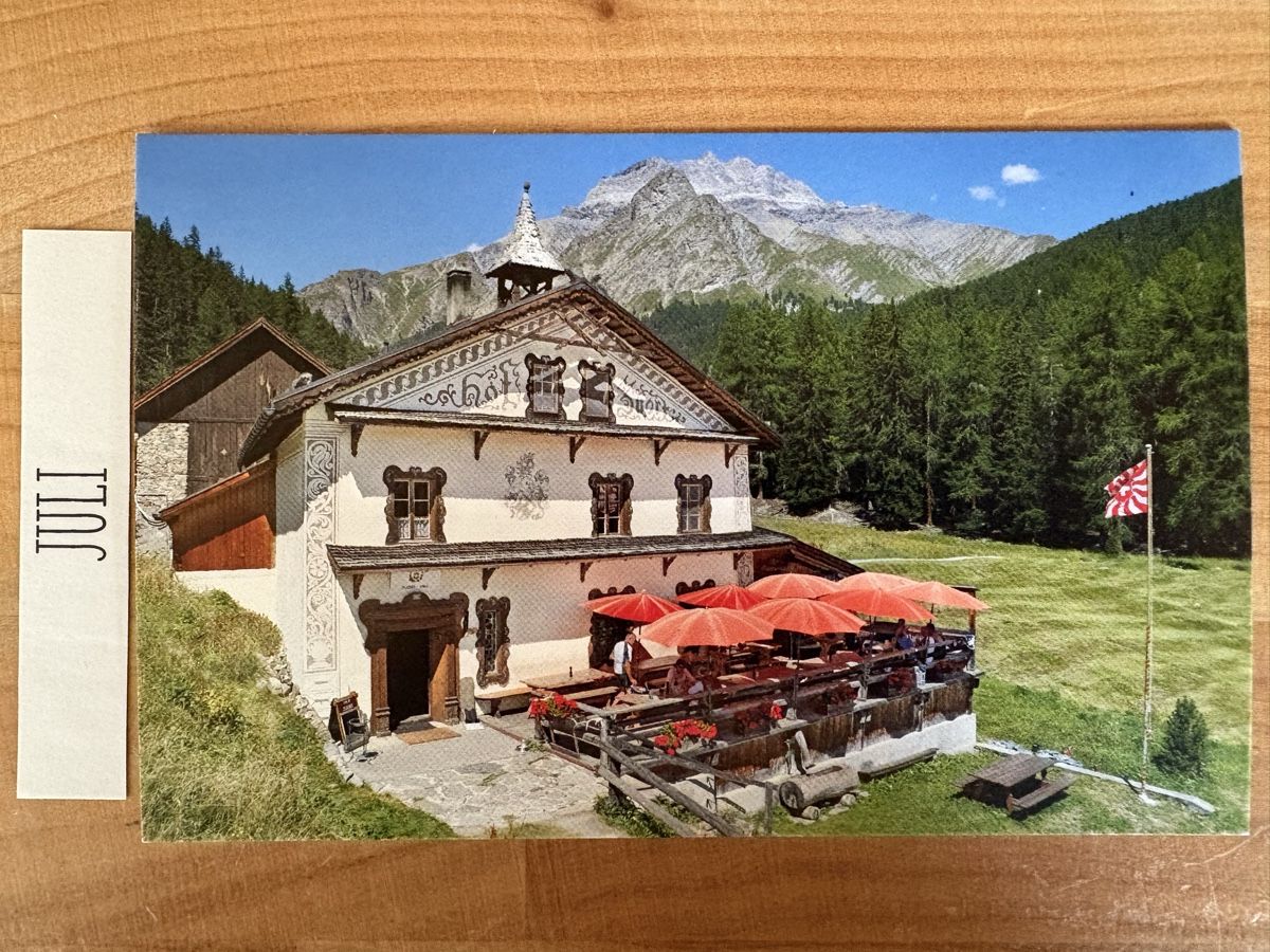 Cartoline postali: AK von Hof Zuort Ramosch – Nuovo (secondo la descrizione) da Rümlang venduto da Kartenpost1