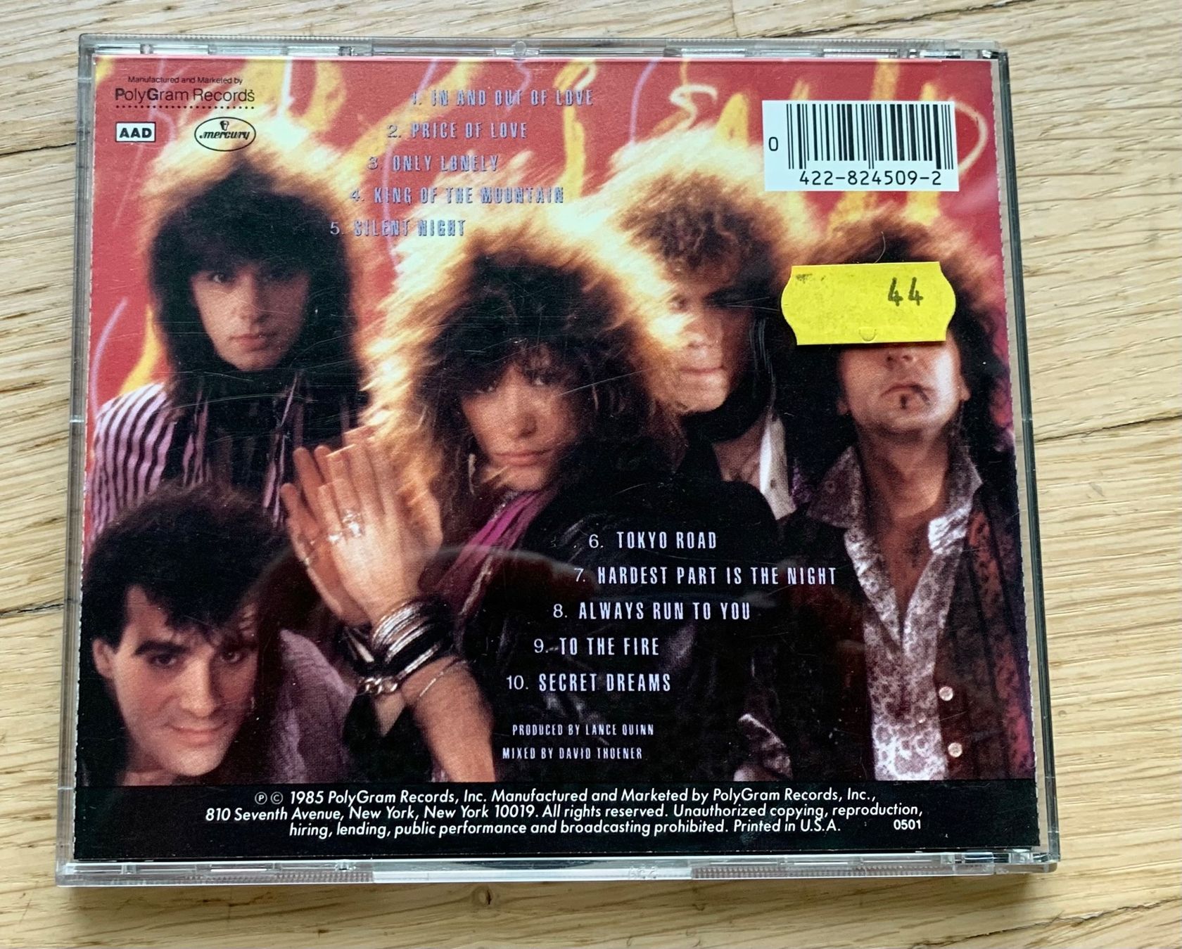 CDs: Bon Jovi 7800 Fahrenheit – Gebraucht aus Zürich von Fieber 2