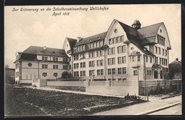 Wollishofen, Schulhauseinweihung April 1