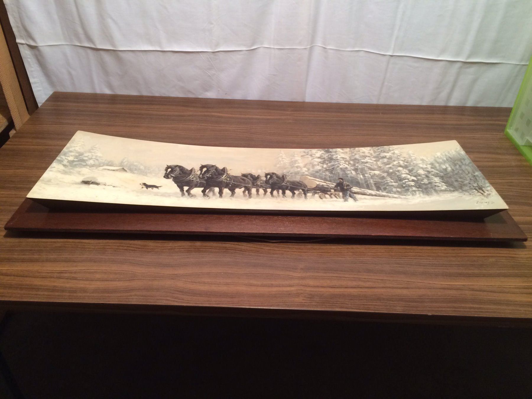 Dipinti: Tableau panoramique Bois en hiver – Usato da Préverenges venduto da AGENA8008 1