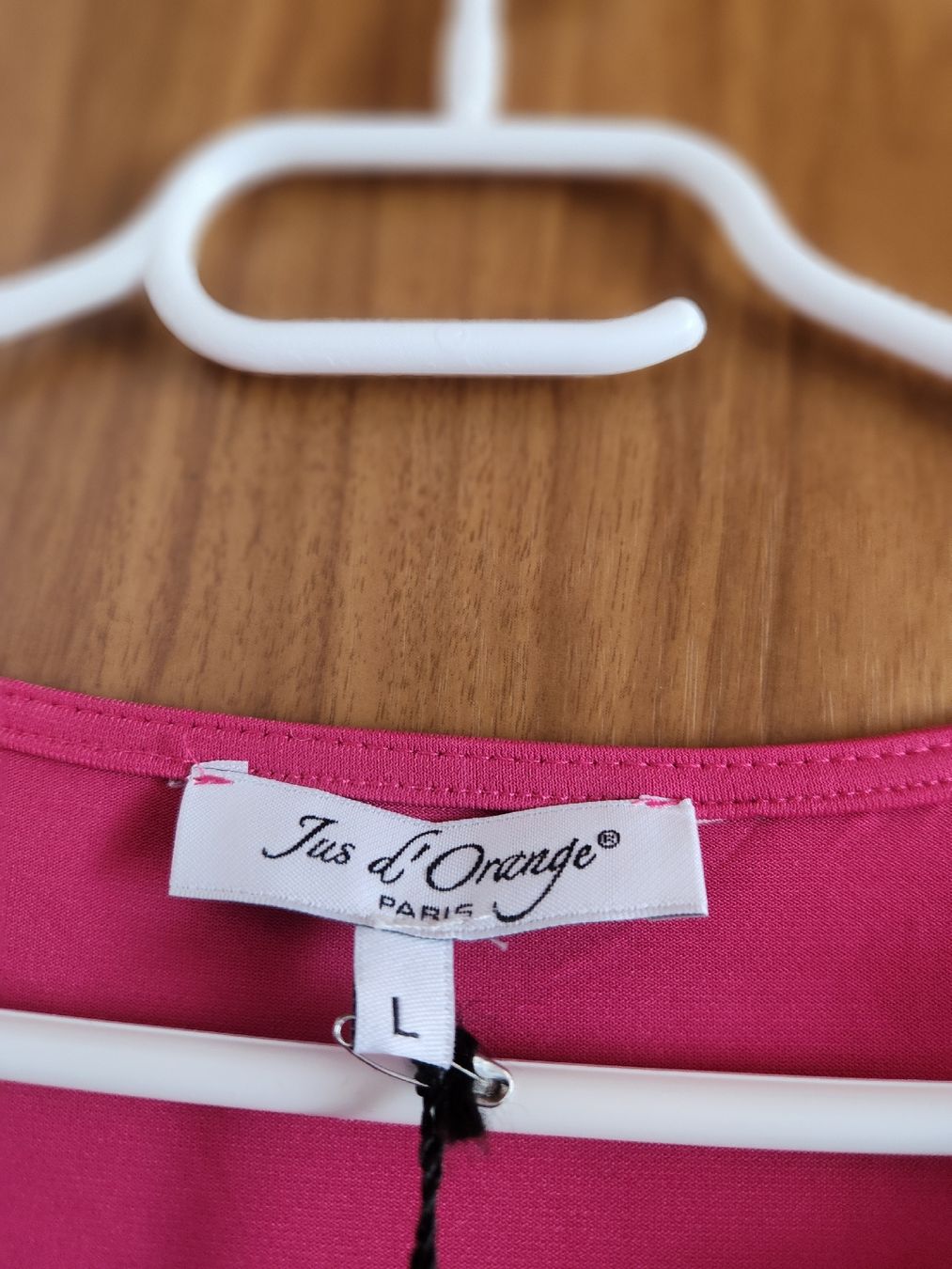 Kleider: Robe rose Jus d'Orange Paris taille S drapée fleur – Gebraucht aus Niedergösgen von Eva2410 2
