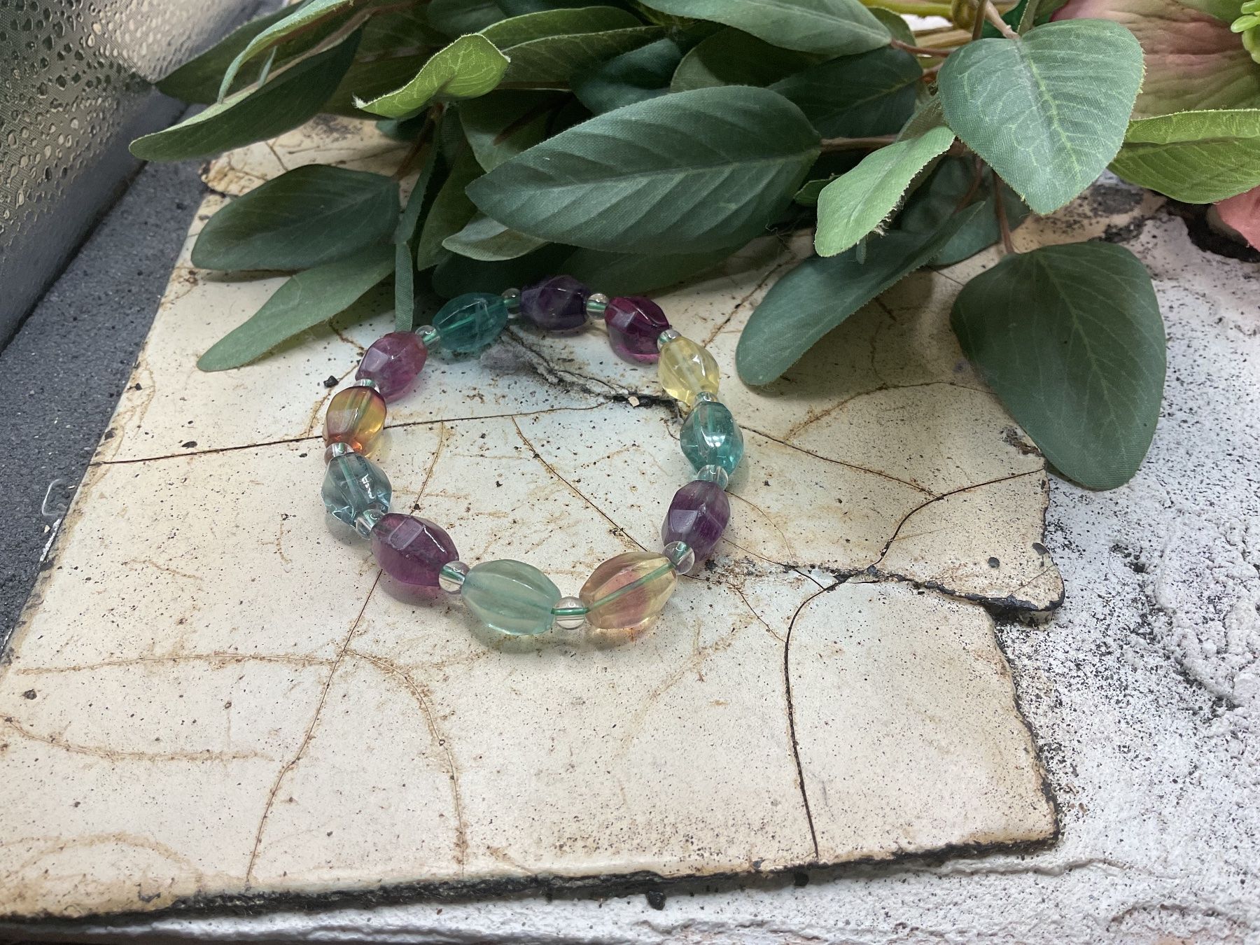 Armbänder & -reifen: Armband elastisch mit Fluorit – Neu (gemäss Beschreibung) aus Luzern von S.Kern01 3