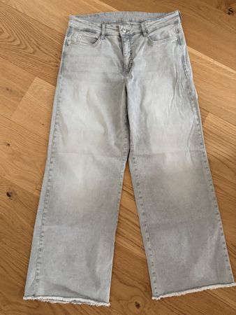 Jeans Sommer MAC Dream wide cropped Gr. 38 von PKZ