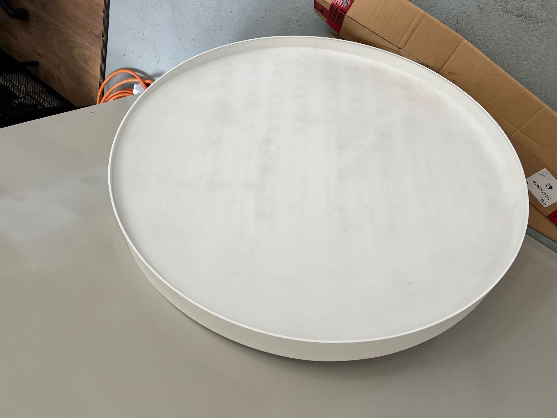 Lampadari & plafoniere: LUXIONA ROUND WHITE LUSTER – Nuovo (secondo la descrizione) da Mägenwil venduto da BackInWhite 2