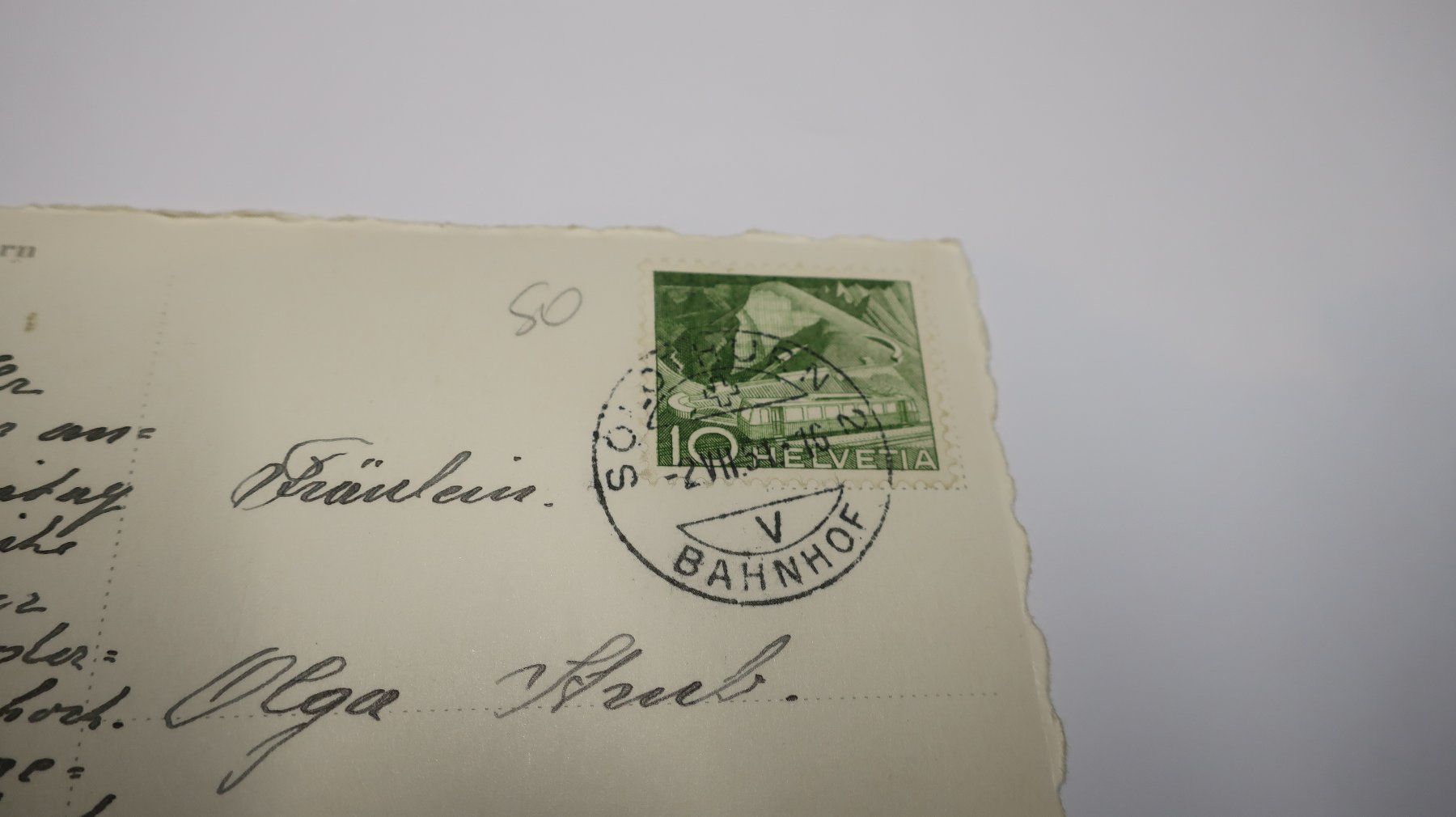 Cartoline postali: Gruss vom Bleichenberg in Solothurn 1951 – Usato da Cormoret venduto da Pascalll2001 4